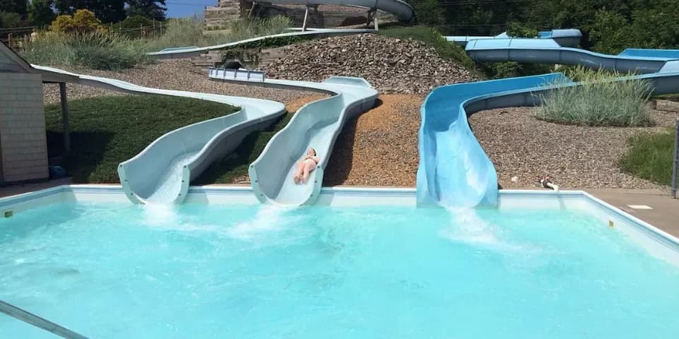 Breezy Picnic Grounds Waterslides