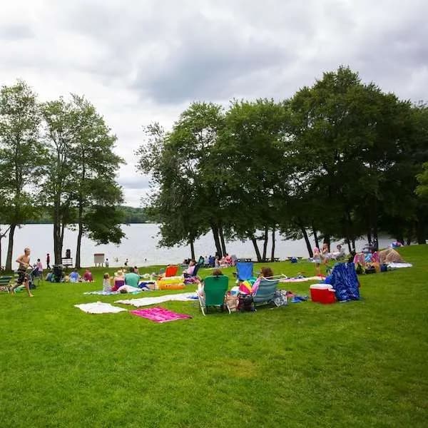 Breezy Picnic Grounds Waterslides